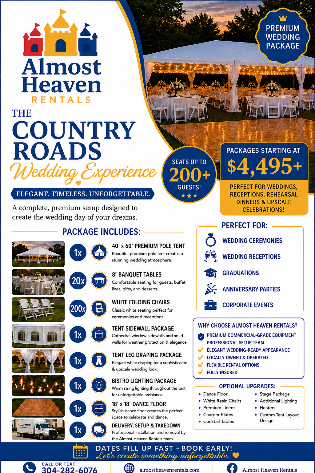 The Country Roads Wedding Experience