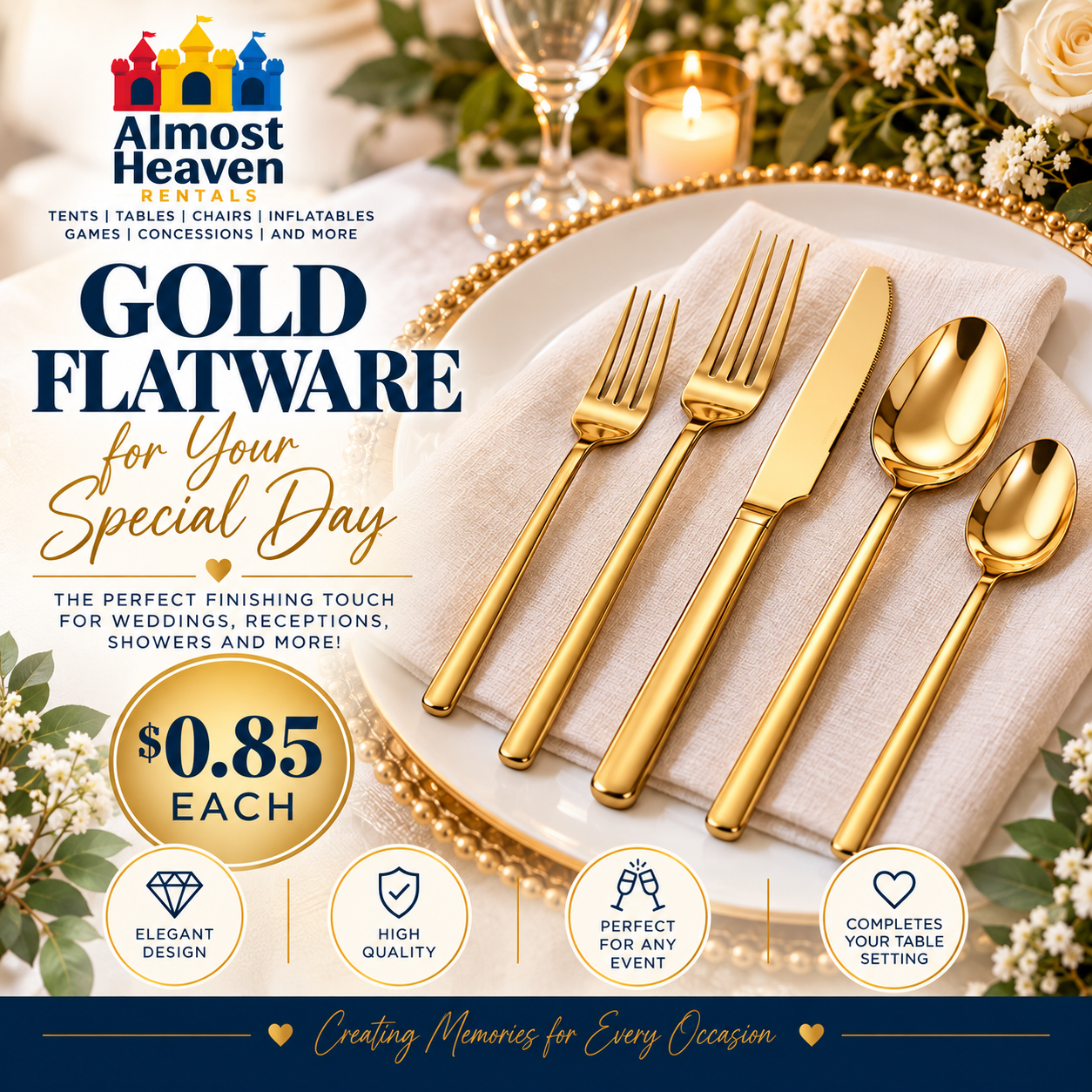 Gold Flatware