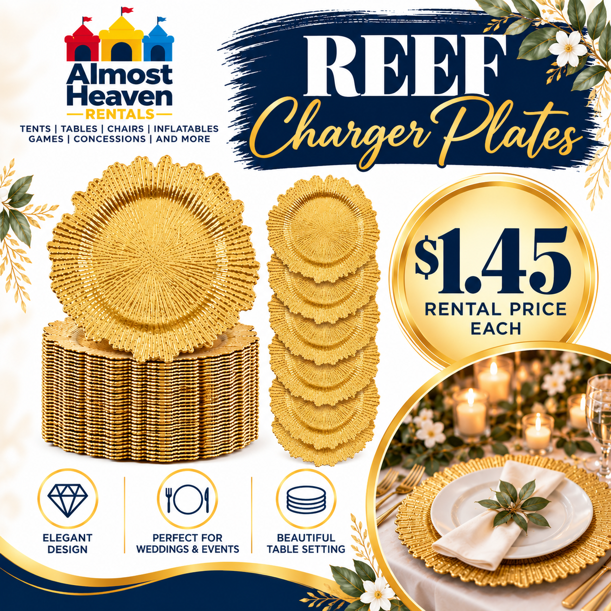 Reef Charger Plates
