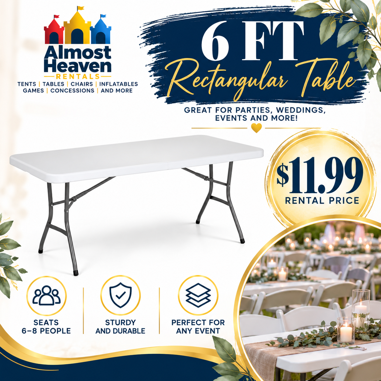 72" Table