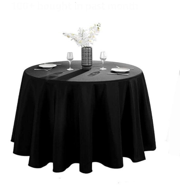 Black Tablecloth