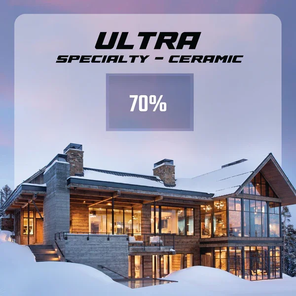 70% Ultra architectural window film.