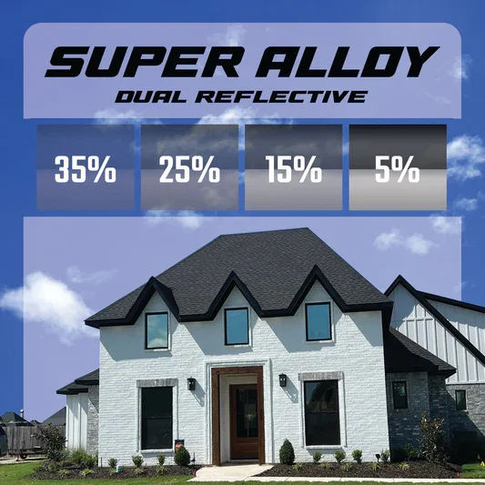 Super Alloy architectural window film.
