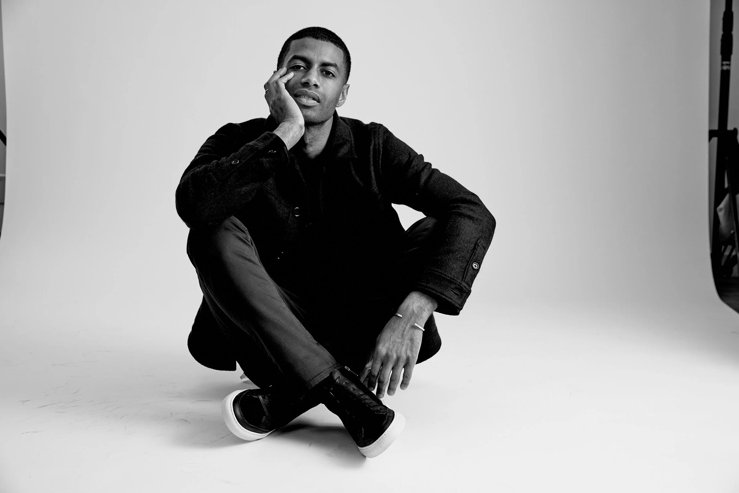 Portrait of Patrick Sims photographed by Britton Orrange.