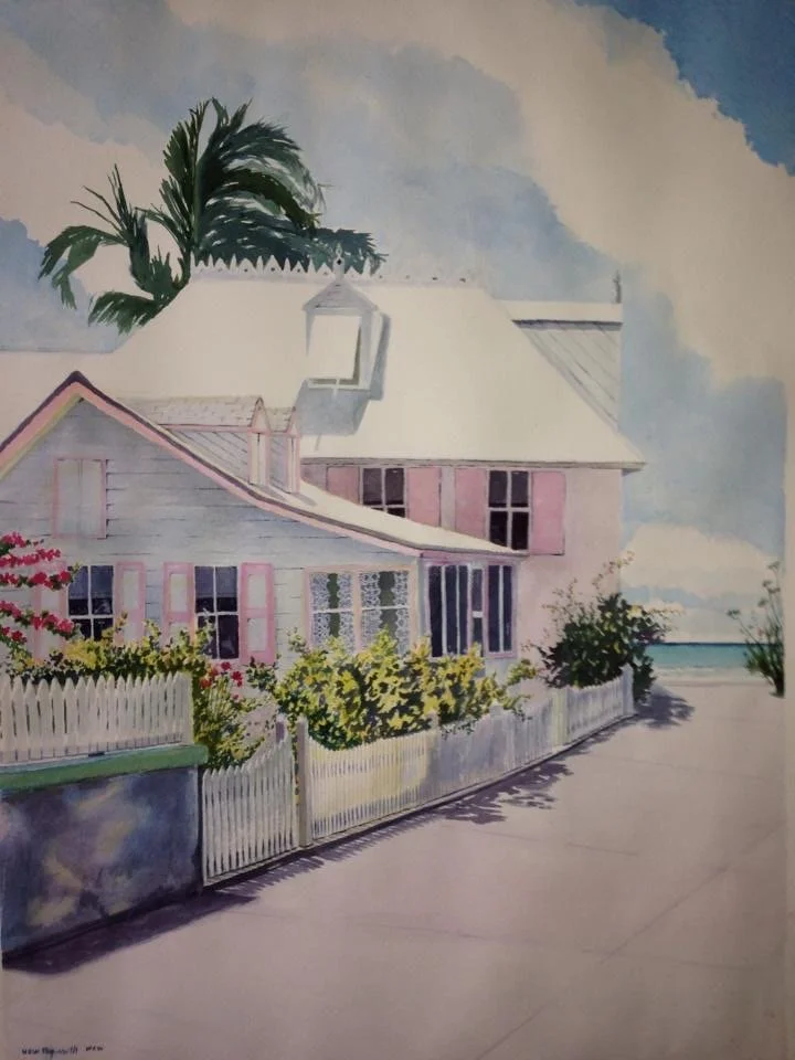 Memories- Watercolor- 21 x 31- Framed- $1400