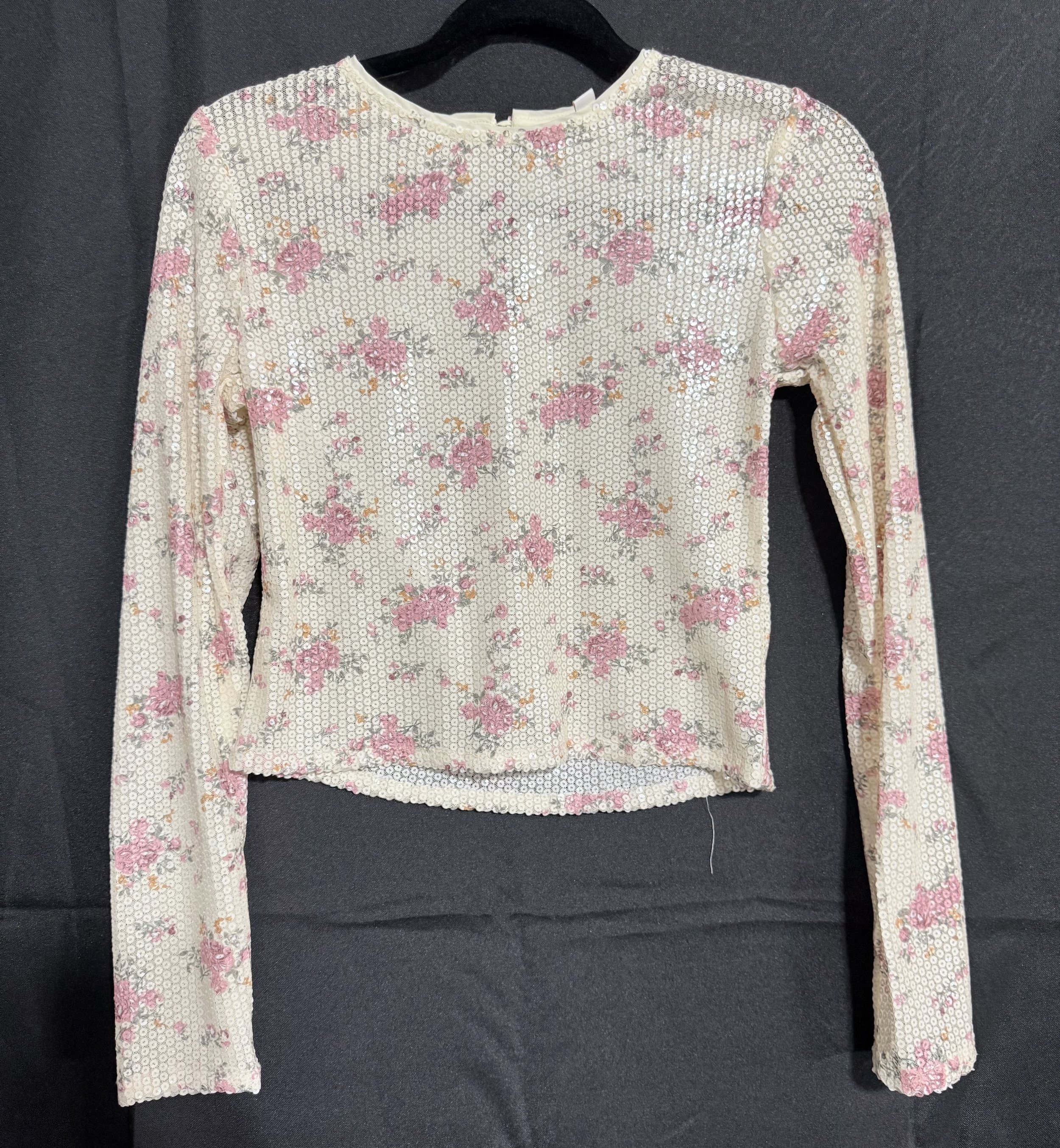 Gianna Bini Sequined Floral Top