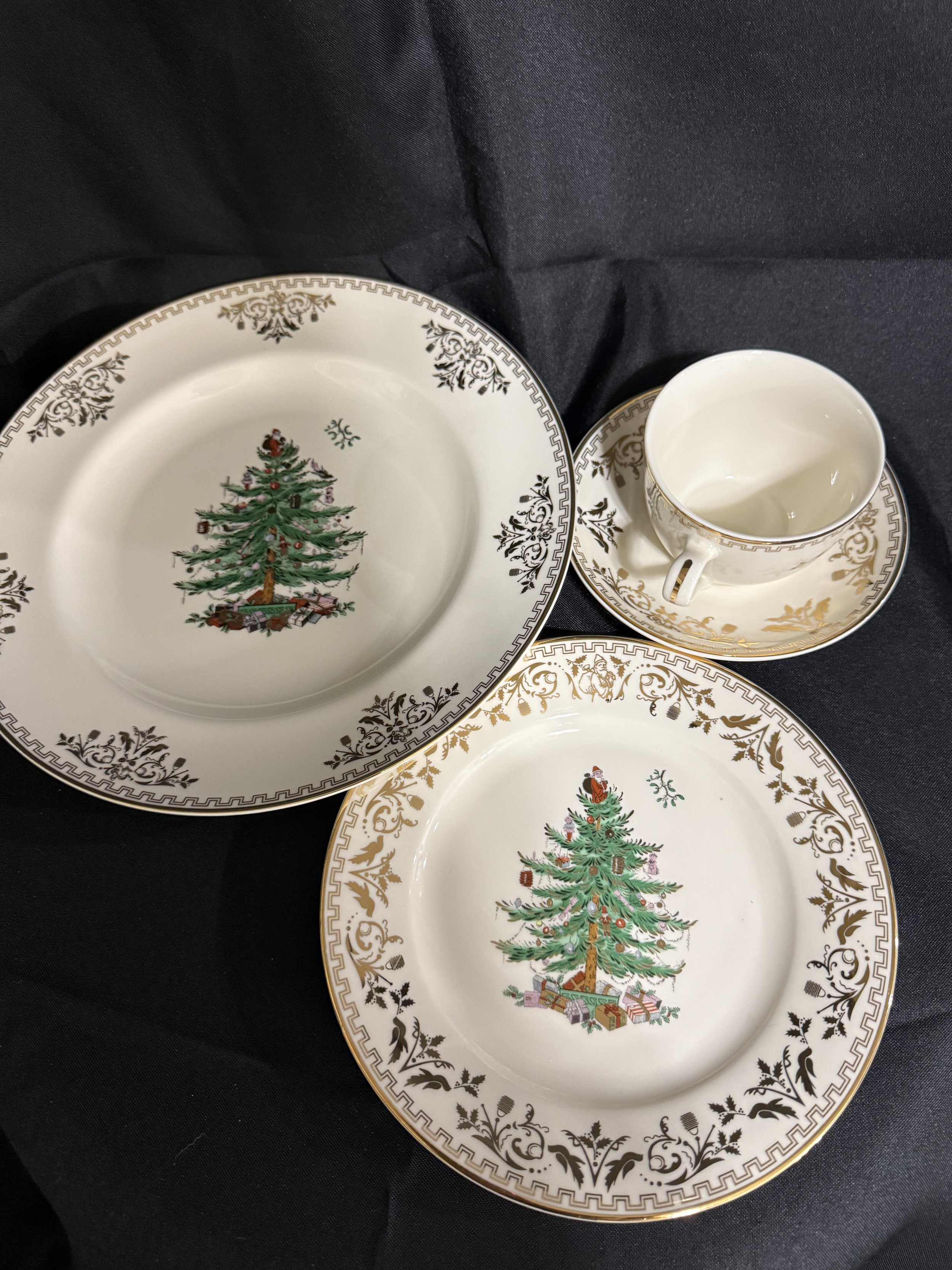 Gold Spode Christmas China