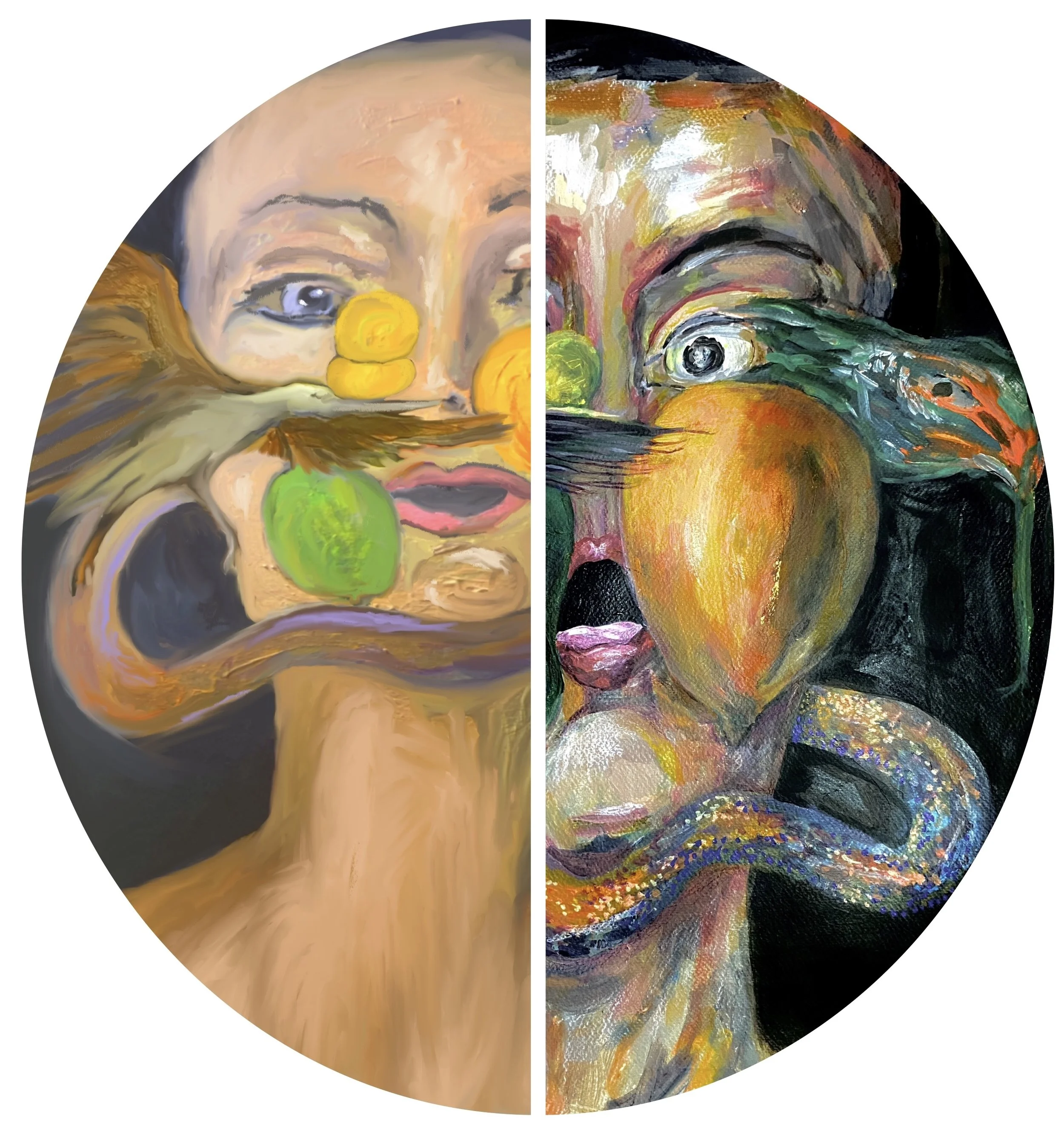 Snake And Bird 