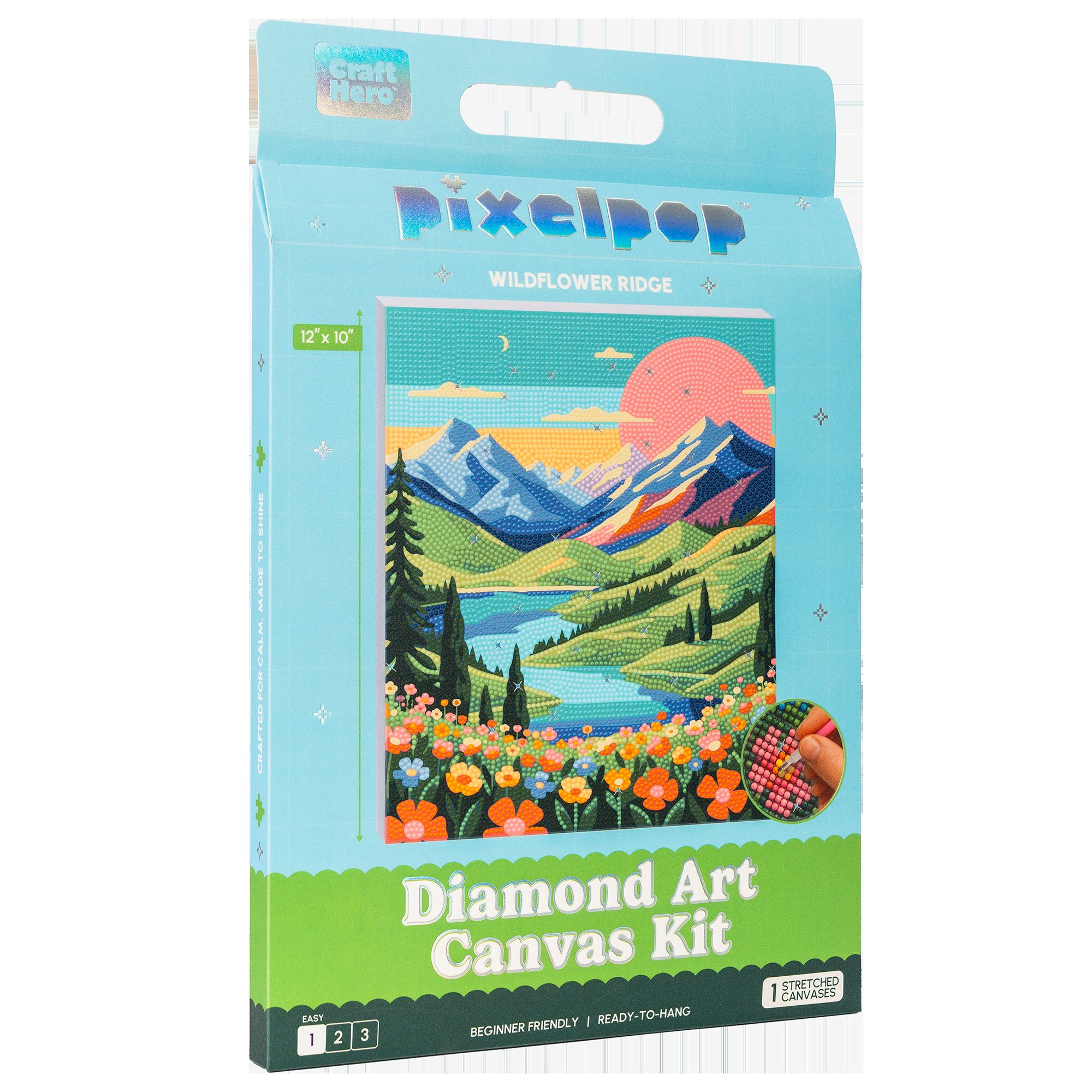 PixelPop™ Diamond Art — Reset Edition - Wildflower Ridge