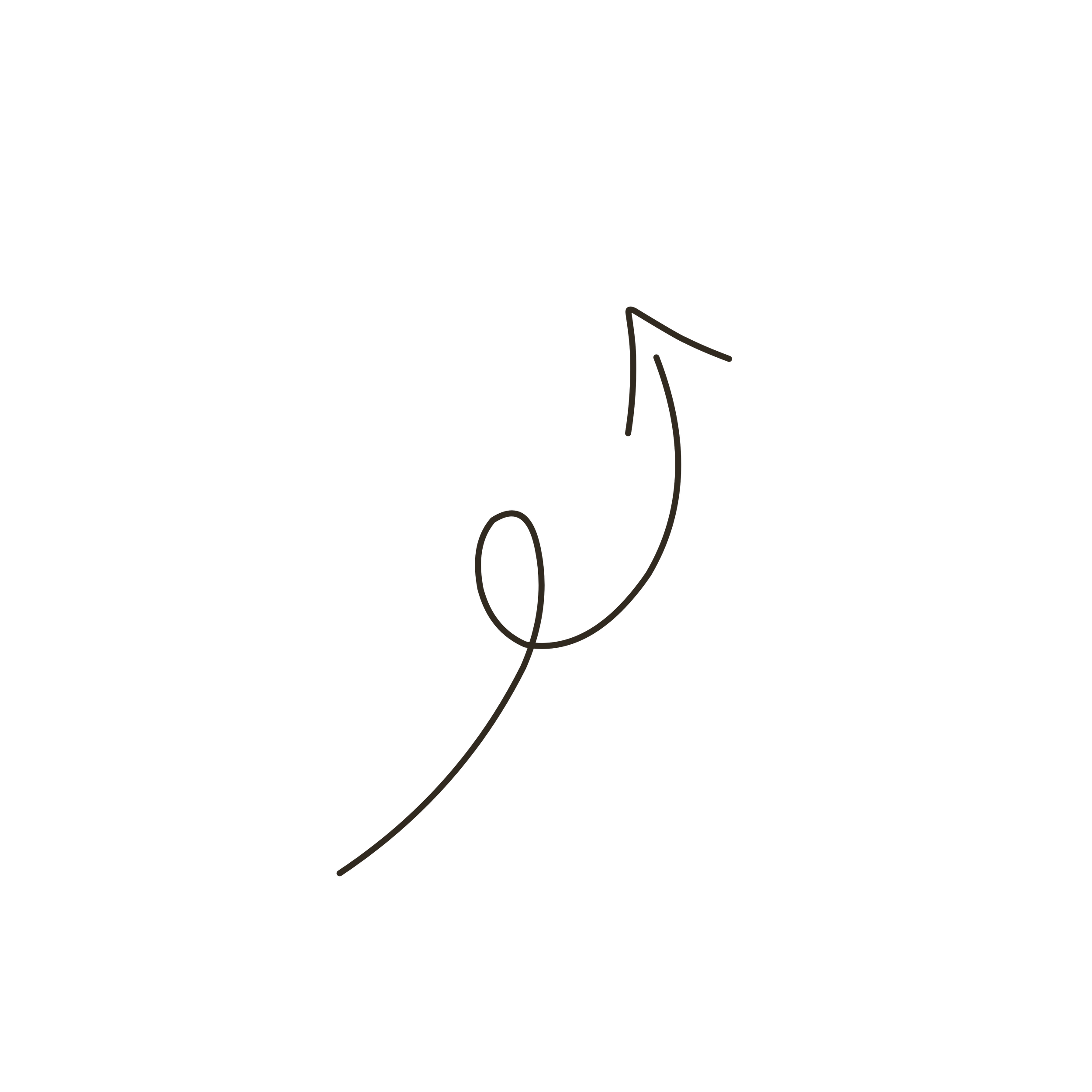 An arrow symbolizing choice, direction, and navigating life transitions