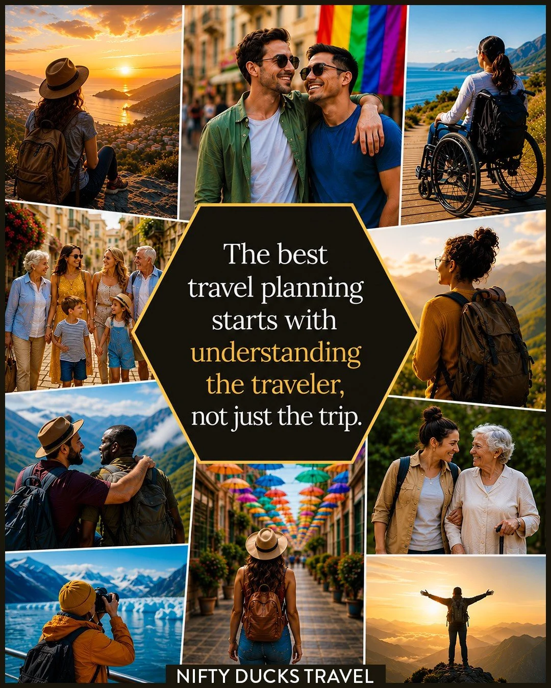 Day 1: Travel Isn't One-Size-Fits-All

One of the biggest takeaways from Monday's LGBTQ+ Travel Summit was a reminder that travel isn't one-size-fits-all.

When most people plan a vacation, they're thinking about destinations, hotels, activities, and