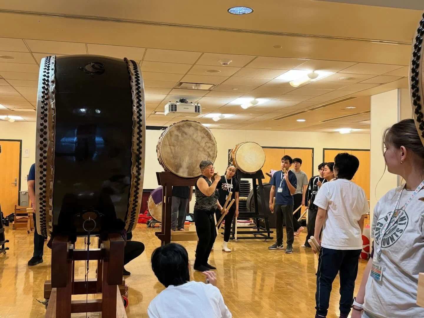 This past weekend, our Artistic Director Tiffany Tamaribuchi and Artistic Staff Min attended the 2026 East Coast Taiko Conference at Cornell University, hosted by @yamatai.taiko ! The jam-packed weekend gathered over three hundred participants and a 