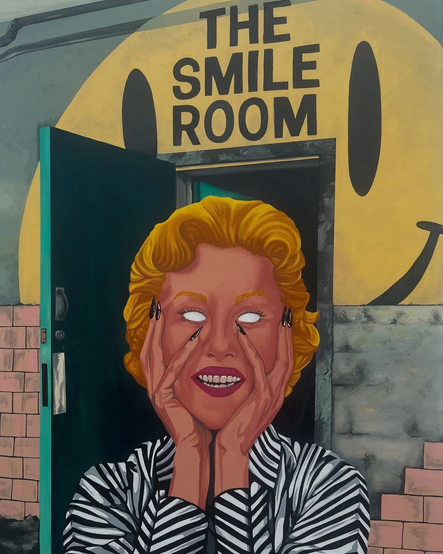 &ldquo;The Smile Room&rdquo;
Acrylic on Canvas 
24 X 36 
✨FOR SALE✨
Make an offer