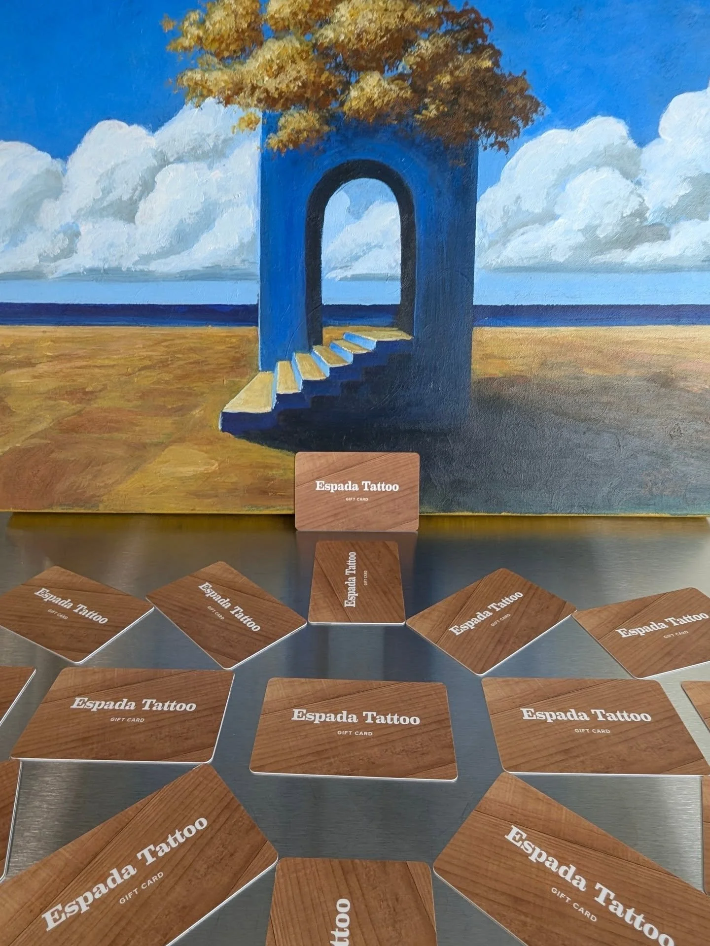 Need a holiday gift idea? 
Gift Cards are available at the studio or online at www.espadatattoo.com