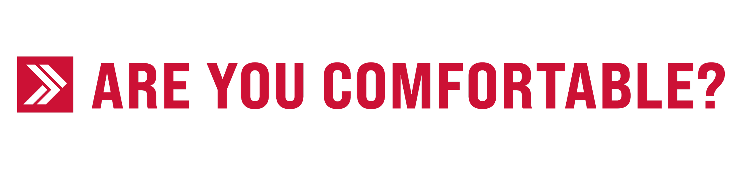 Imperium Heating & Cooling tagline “Are You Comfortable?” with red arrow logo, St. Louis HVAC company branding