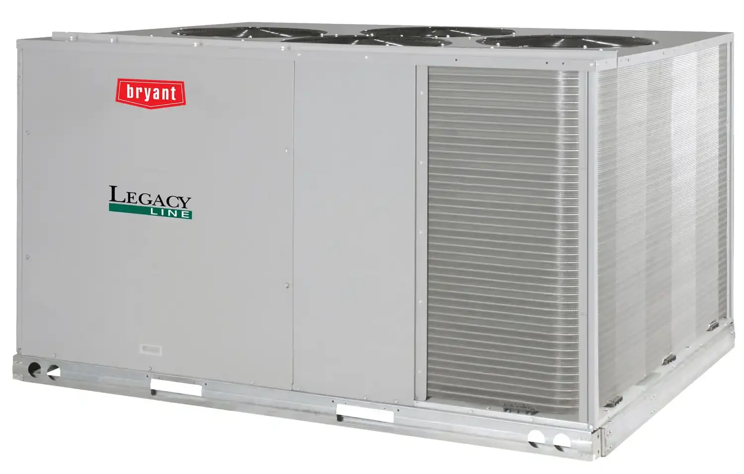 Bryant 569J-16 Legacy rooftop HVAC unit designed for light commercial buildings, providing efficient all-in-one heating and cooling in a compact rooftop package.