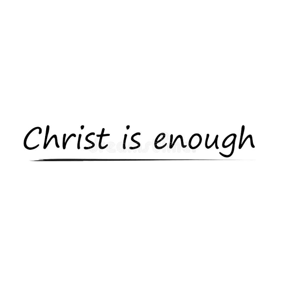 When People Realize Jesus is Enough