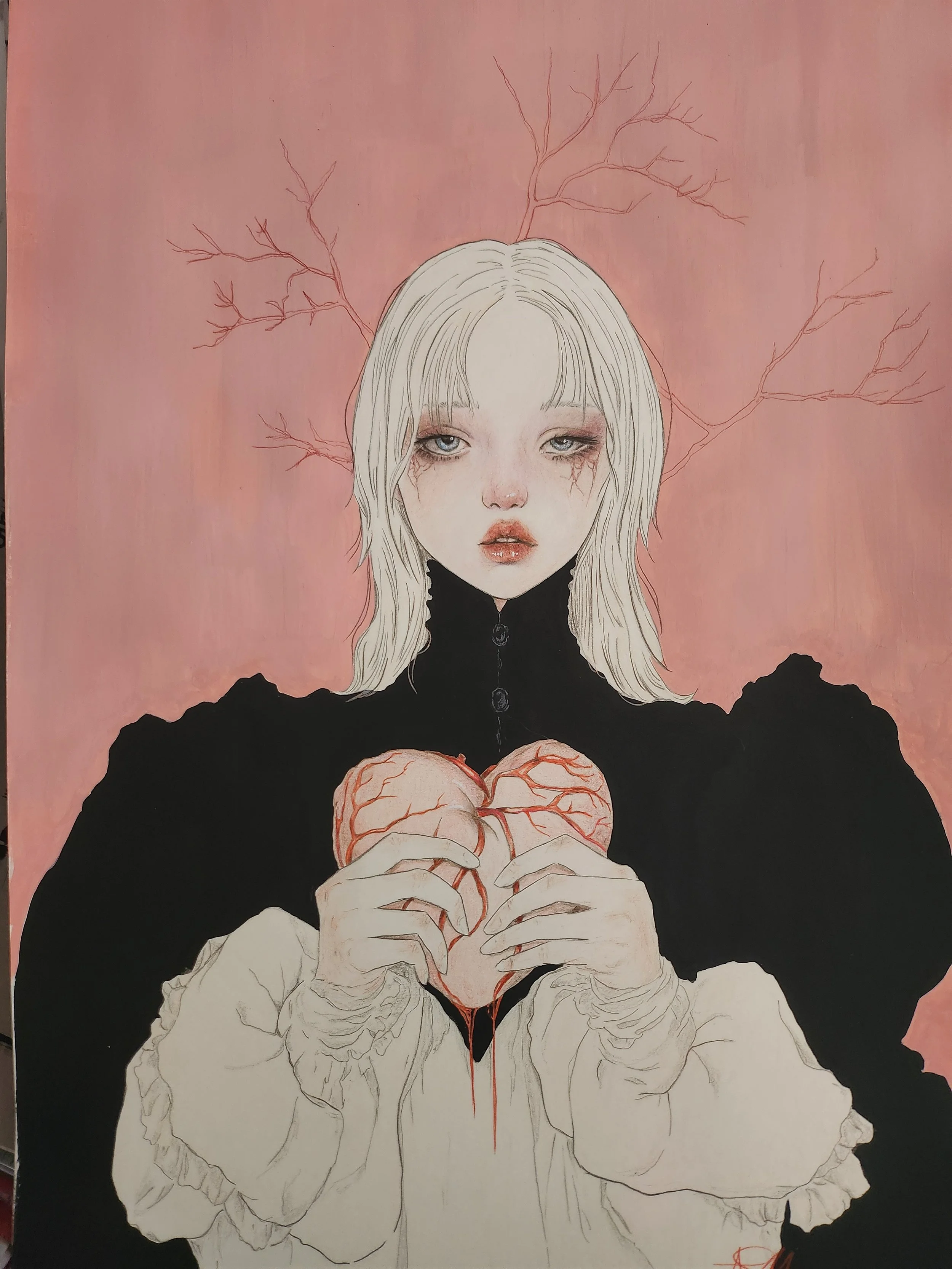 Pulsing Heart - limited edition prints