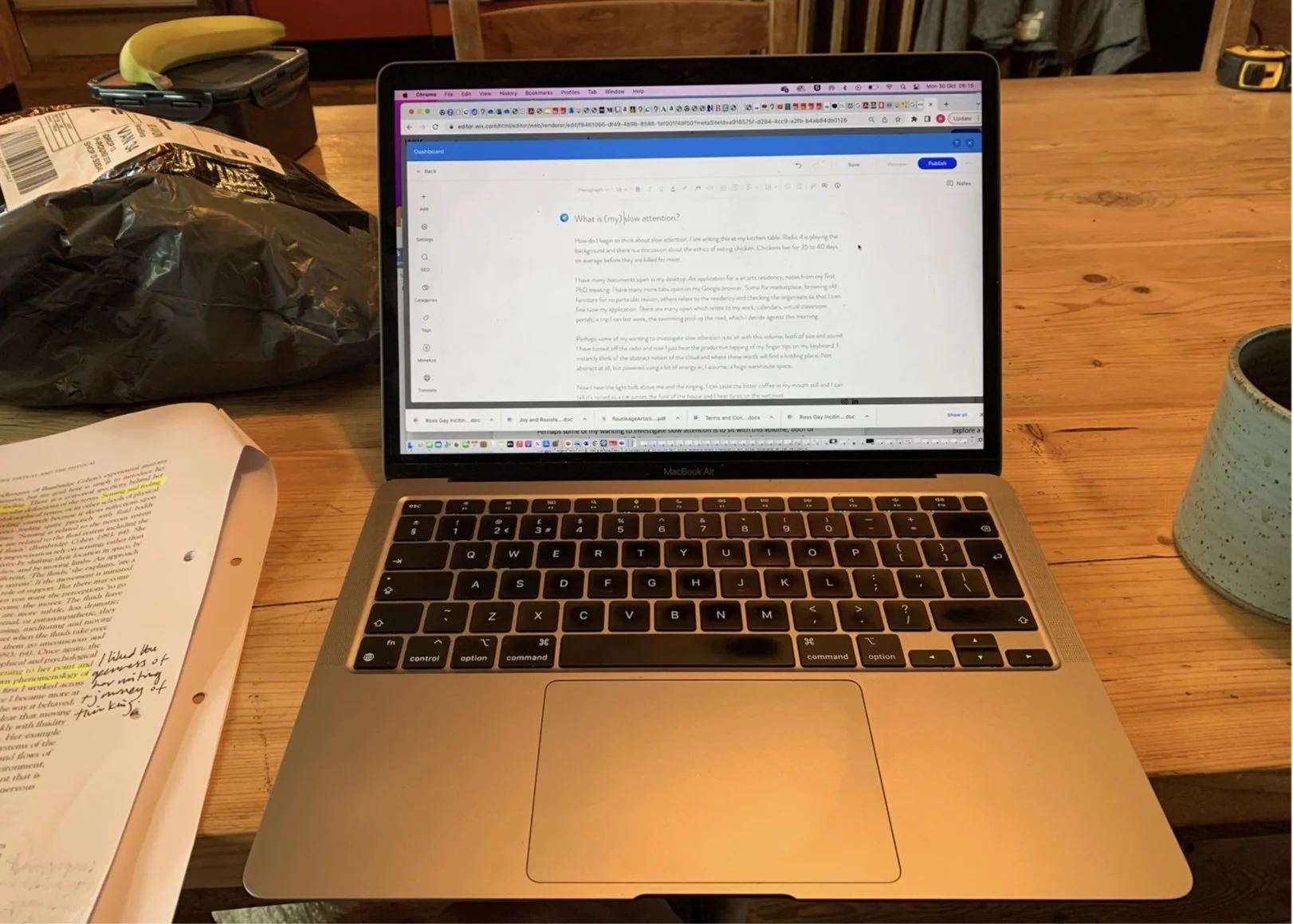 Where is (my) slow attention?