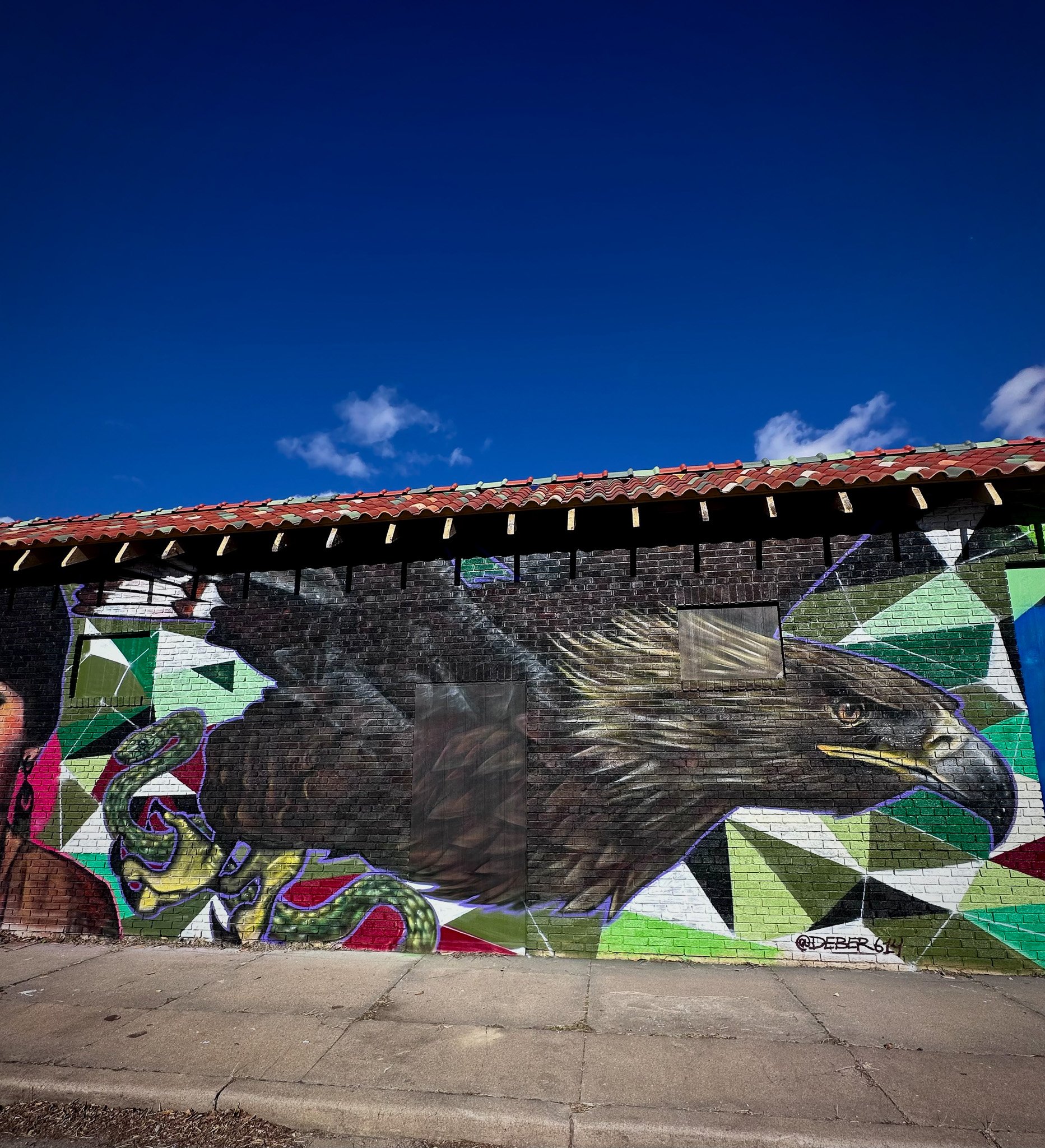 Close up, Mexican Eagle, North End, Wichita KS 2026