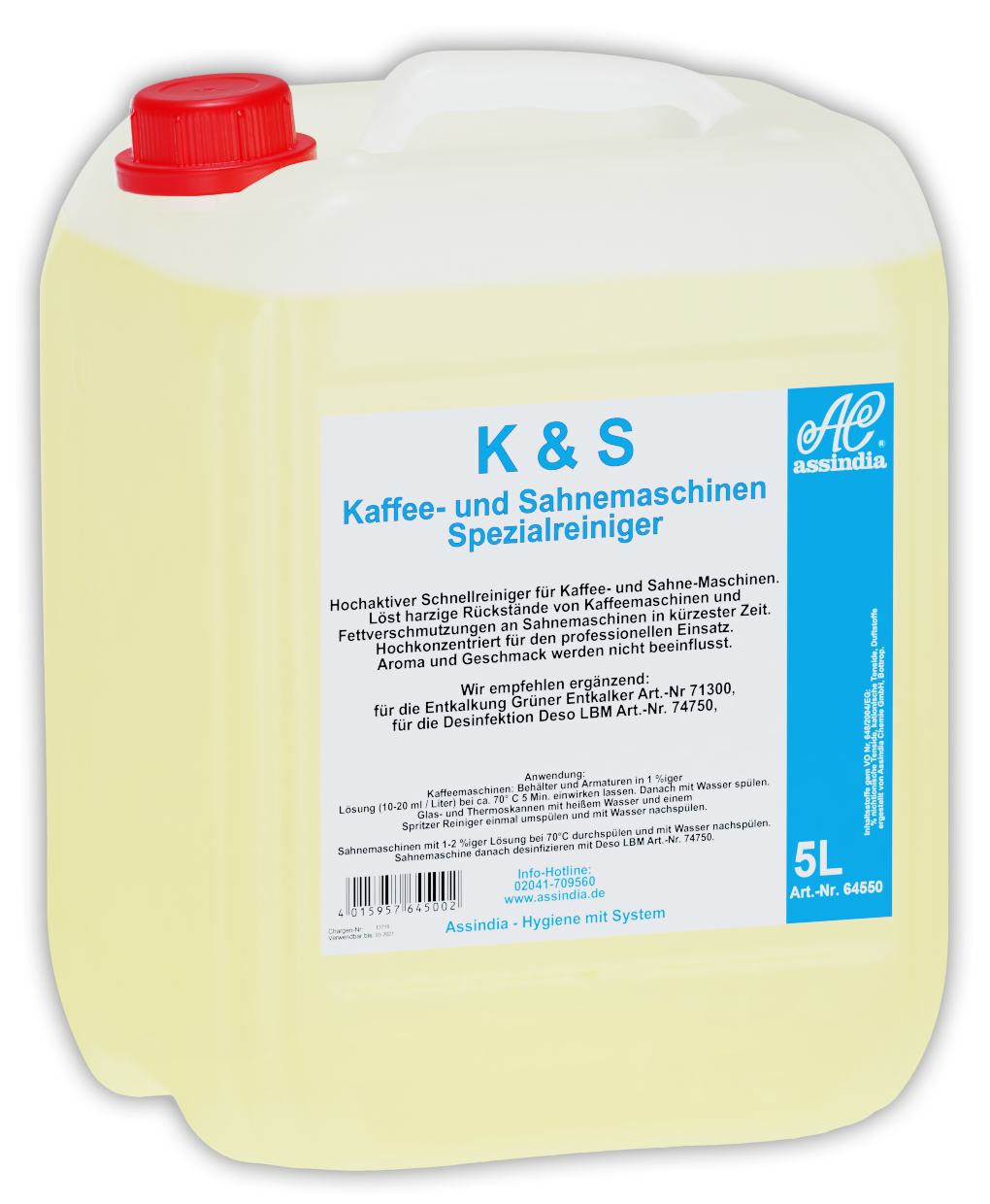K&S Kaffee- und Sahnemaschinen Reiniger 5l Kanister