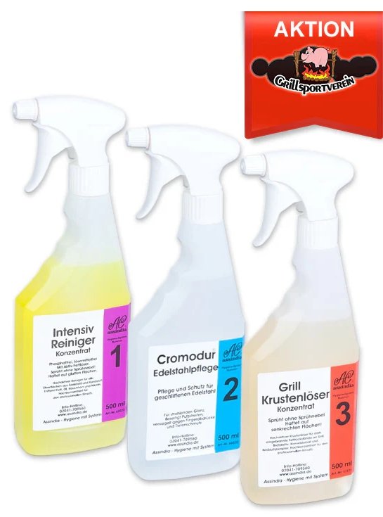 Grillreiniger Profi Set: 3x 500ML GSV ANGEBOT