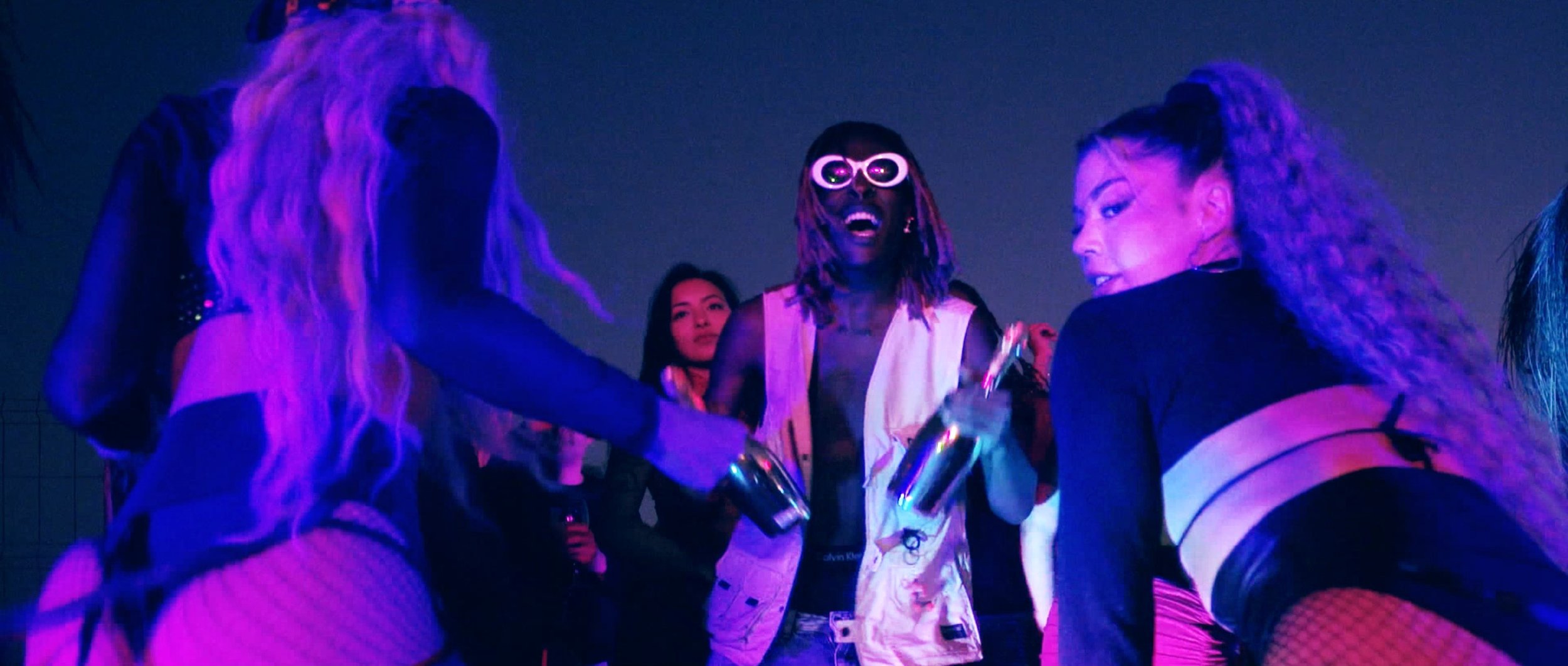 Image of Musical Artist/Rapper Young Gstar from his Music Video for his song 'Party 'til We Fall' off of his Party Pack EP