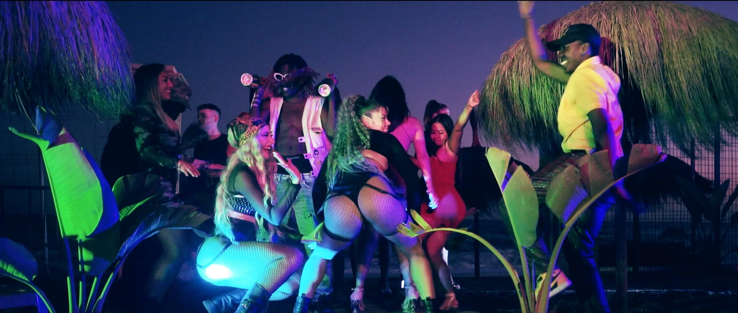 Image of Musical Artist/Rapper Young Gstar from his Music Video for his song 'Party 'til We Fall' off of his Party Pack EP