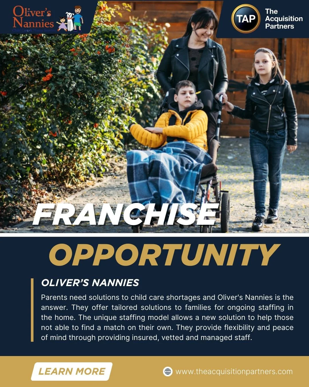Professional childcare families will rave about. Rigorous vetting, thoughtful matching, and flexible placements from occasional help to full-time care. Be the trusted partner parents recommend. Visit our website to schedule a conversation and learn m