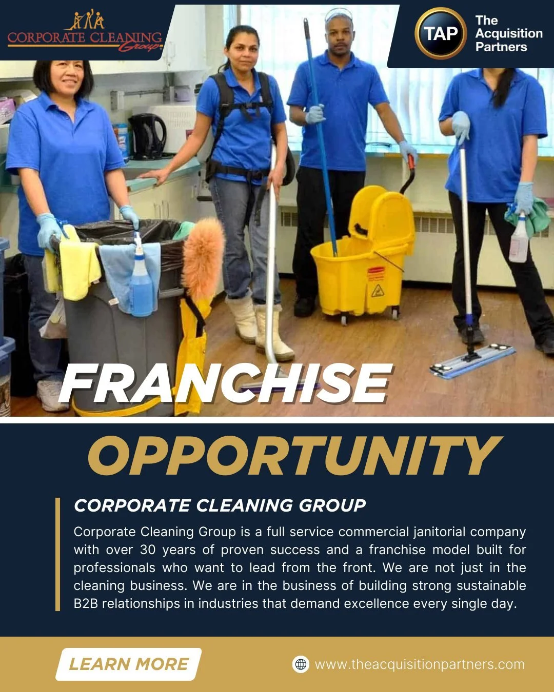 Own the off-hours economy. Janitorial and facility services with recurring B2B contracts, multi-site clients, and predictable cash flow. Turn clean into a long-term contract. Visit our website to schedule a conversation and learn more! 
.
.
.
#commer