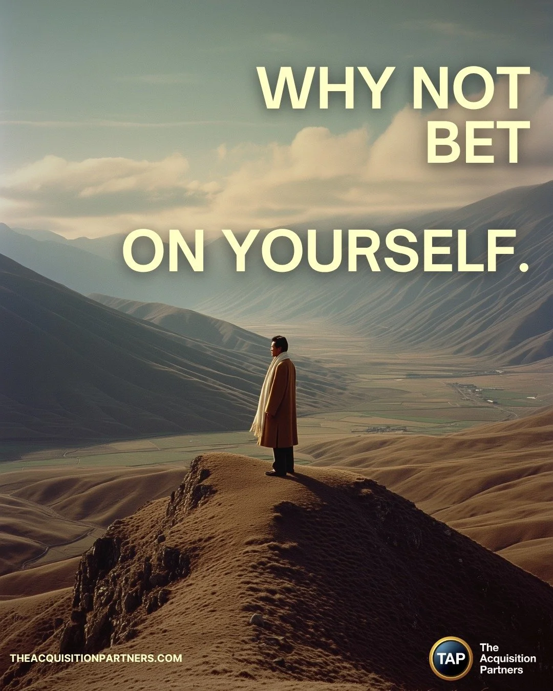 Every day, bets get placed. Put yours on the one thing you can actually improve: yourself. Trade spectatorship for ownership; convert effort into equity, hours into optionality. Place the bet where lessons become assets. Why not you? We can show you!