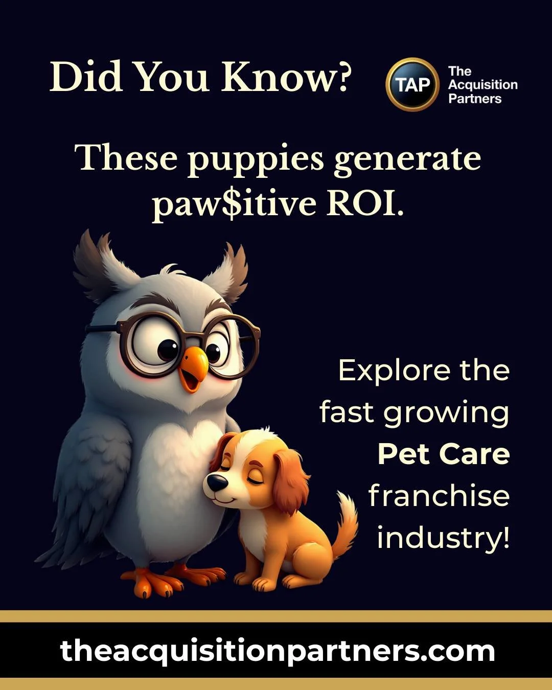 Did you know that TAP provides entrepreneurs with guidance, training, and support from exploration through after business launch? Visit our https://theacquisitionpartners.com/thinking to schedule a conversation and learn more about TAP&rsquo;s comple