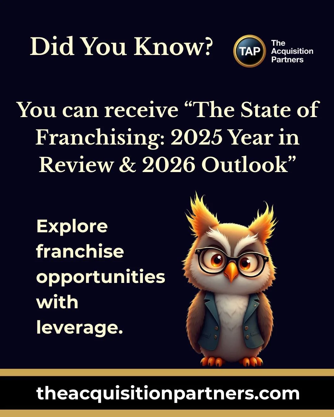 We don&rsquo;t just help you find a franchise. We invest in your success. TAP is the only franchise platform that combines proprietary matching, direct capital investment, vendor partnerships, and year-one coaching to accelerate your path to profitab