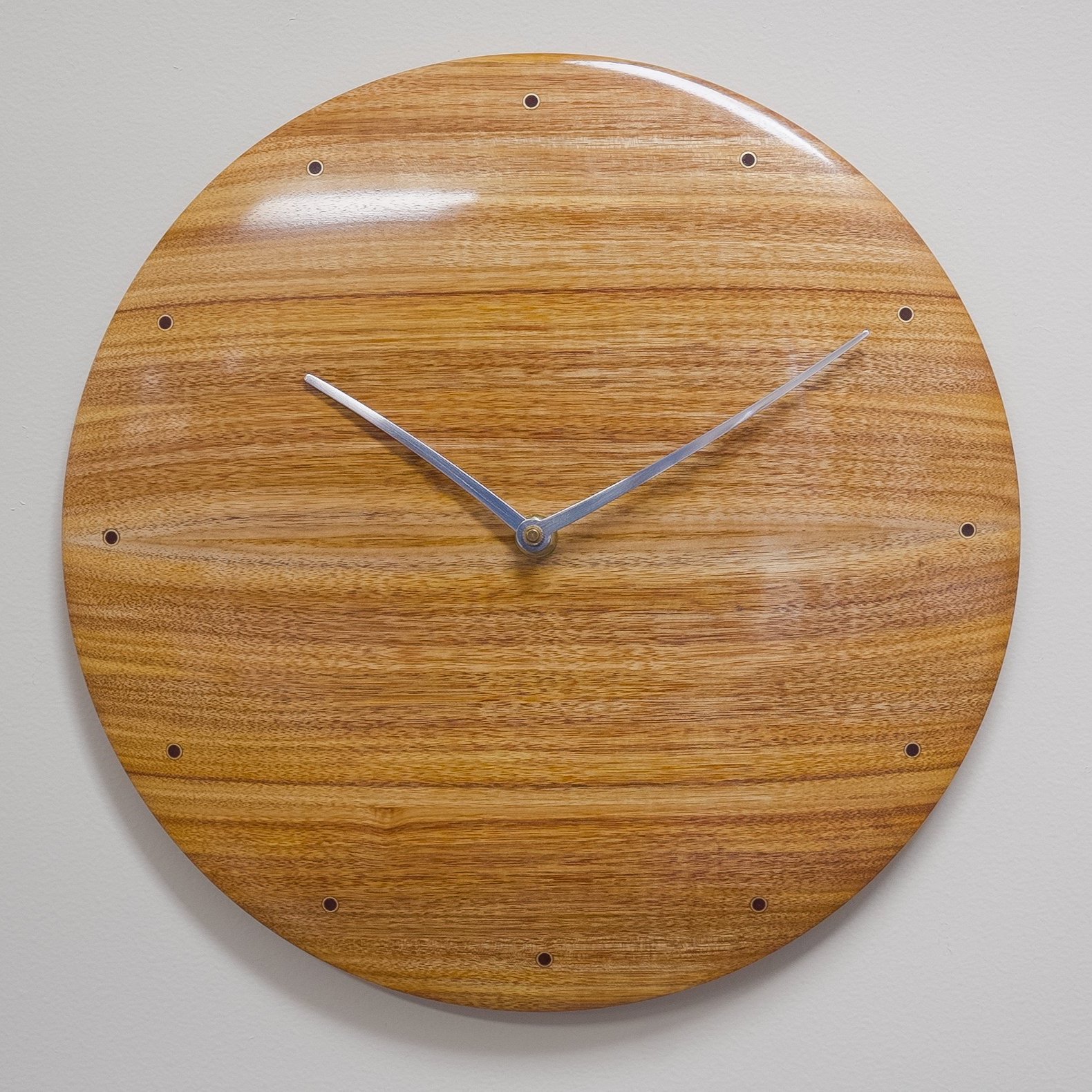 Canarywood Wall Clock