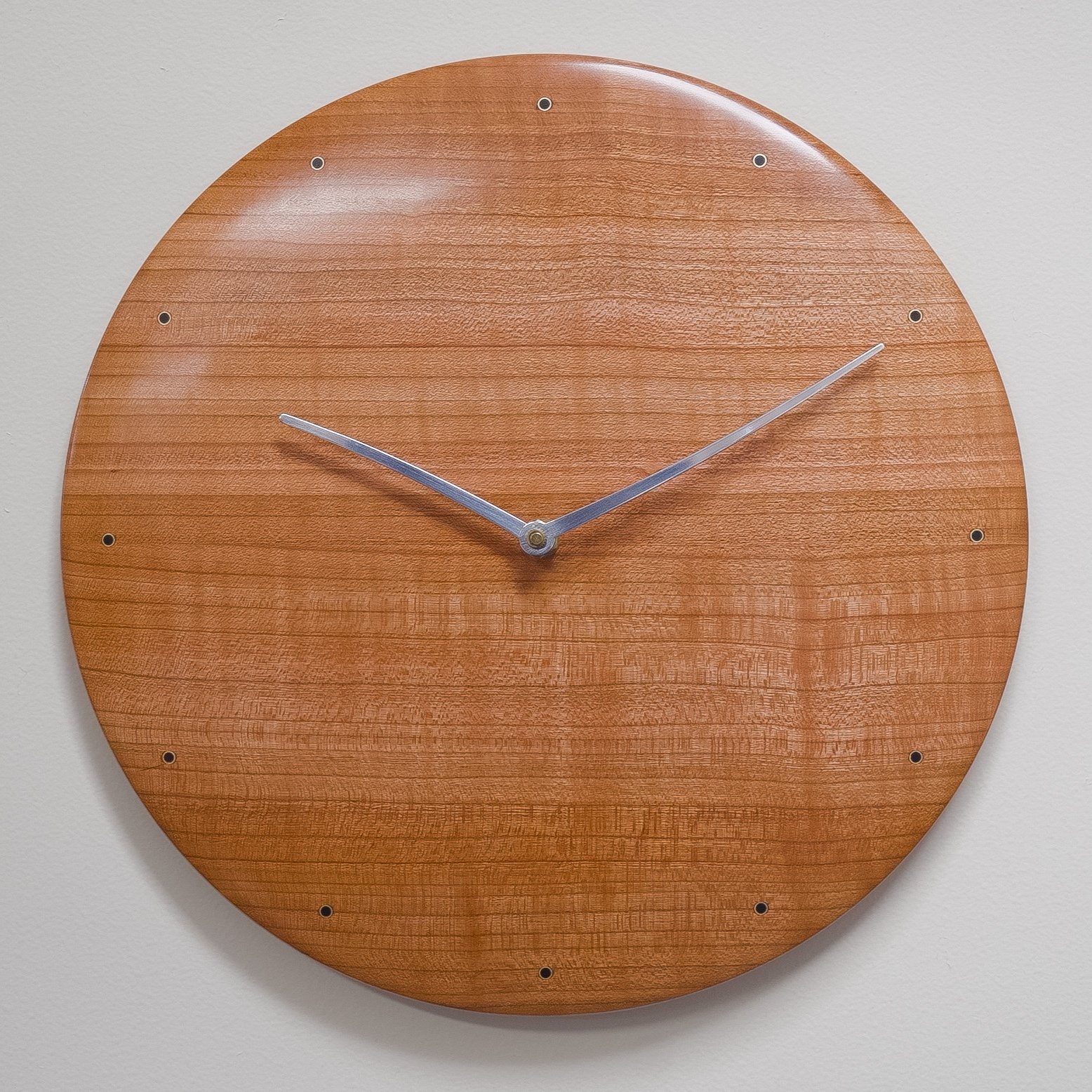 Eastern Black Cherry Wall Clock