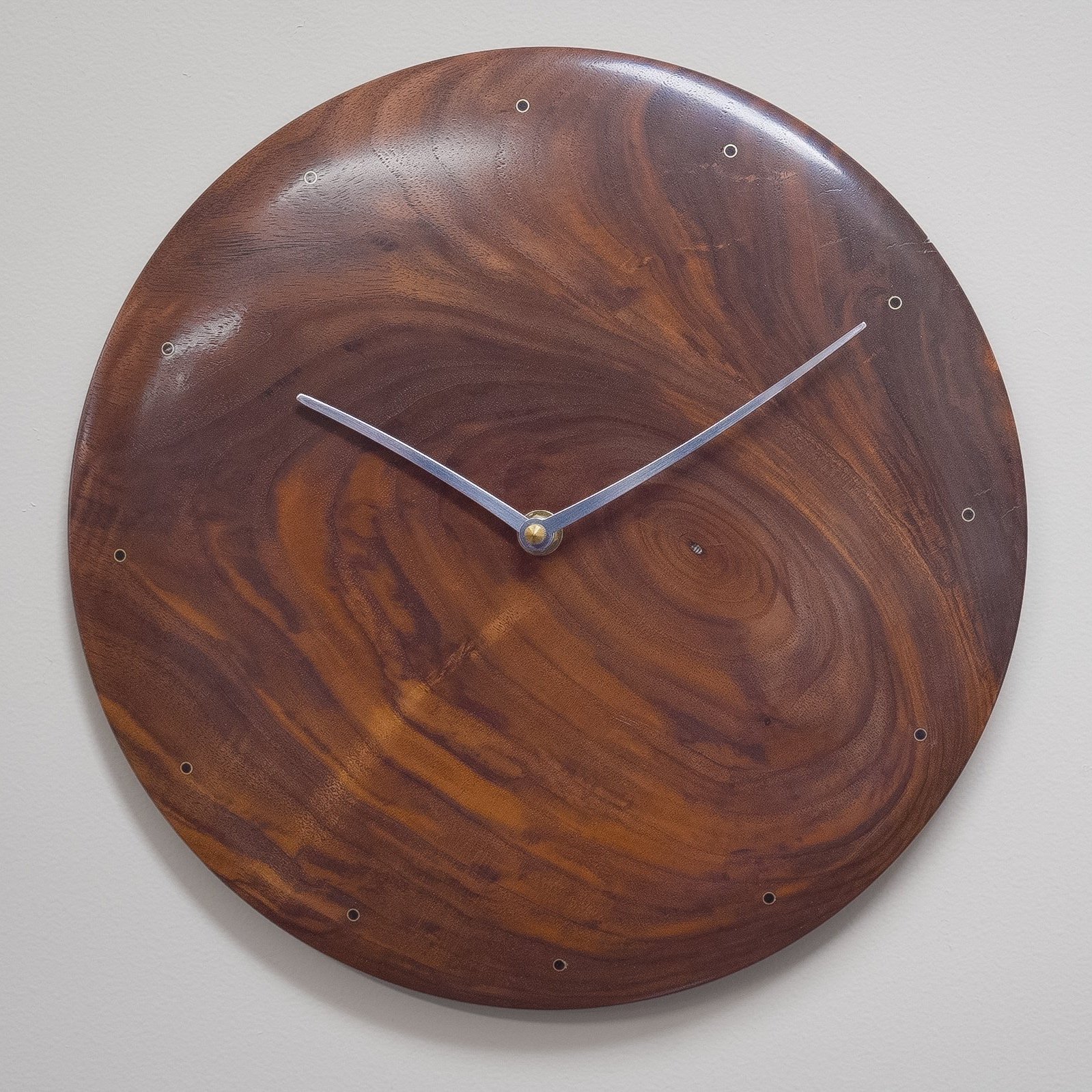 Claro Walnut Wall Clock