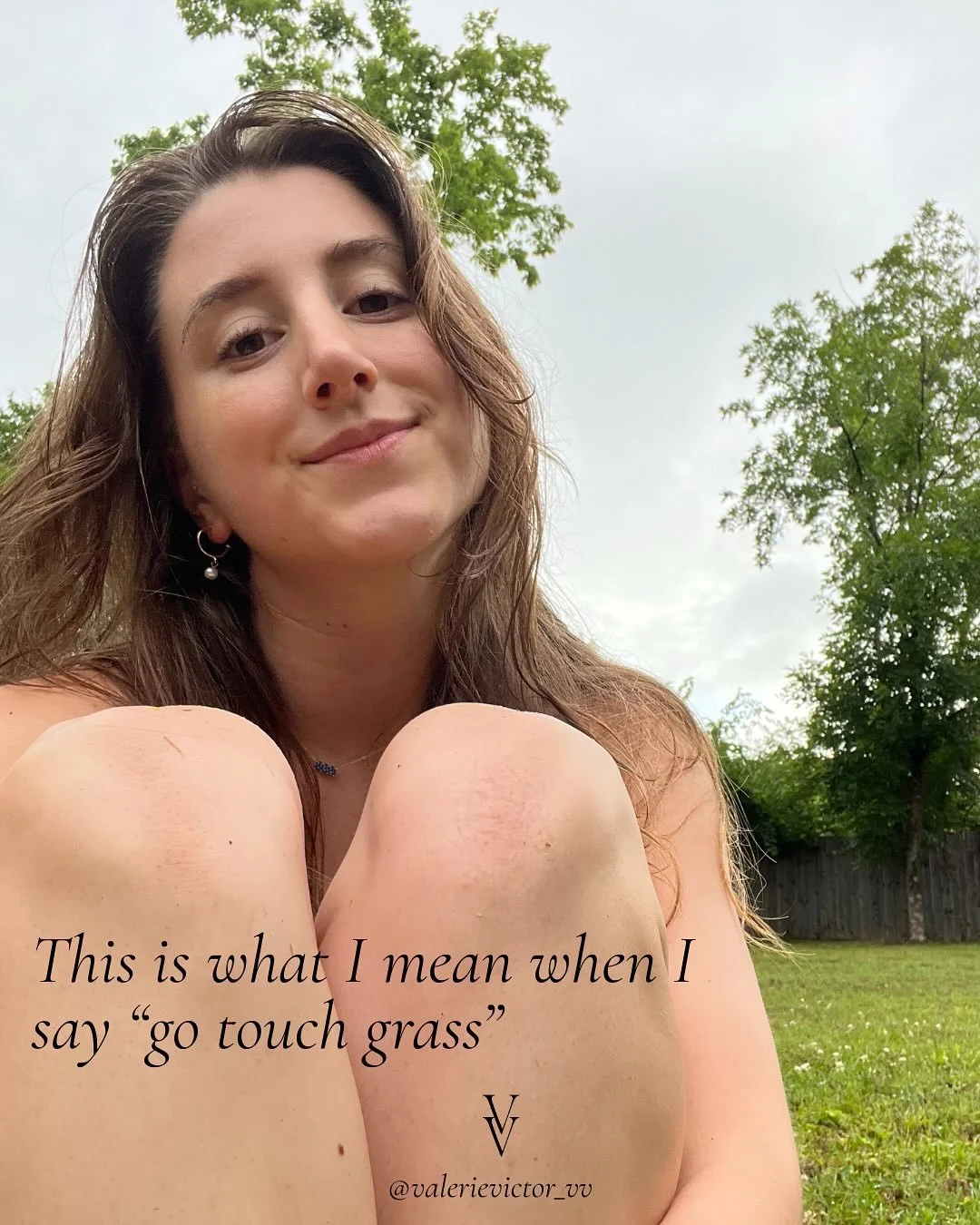In this house touching grass is not a trend🌾

But honestly loving this trend as a reminder to go out and touch the earth! Go out and touch some grass. Take pictures, it&rsquo;s fun trust me! Be reminded that you are so much more than the noise in yo