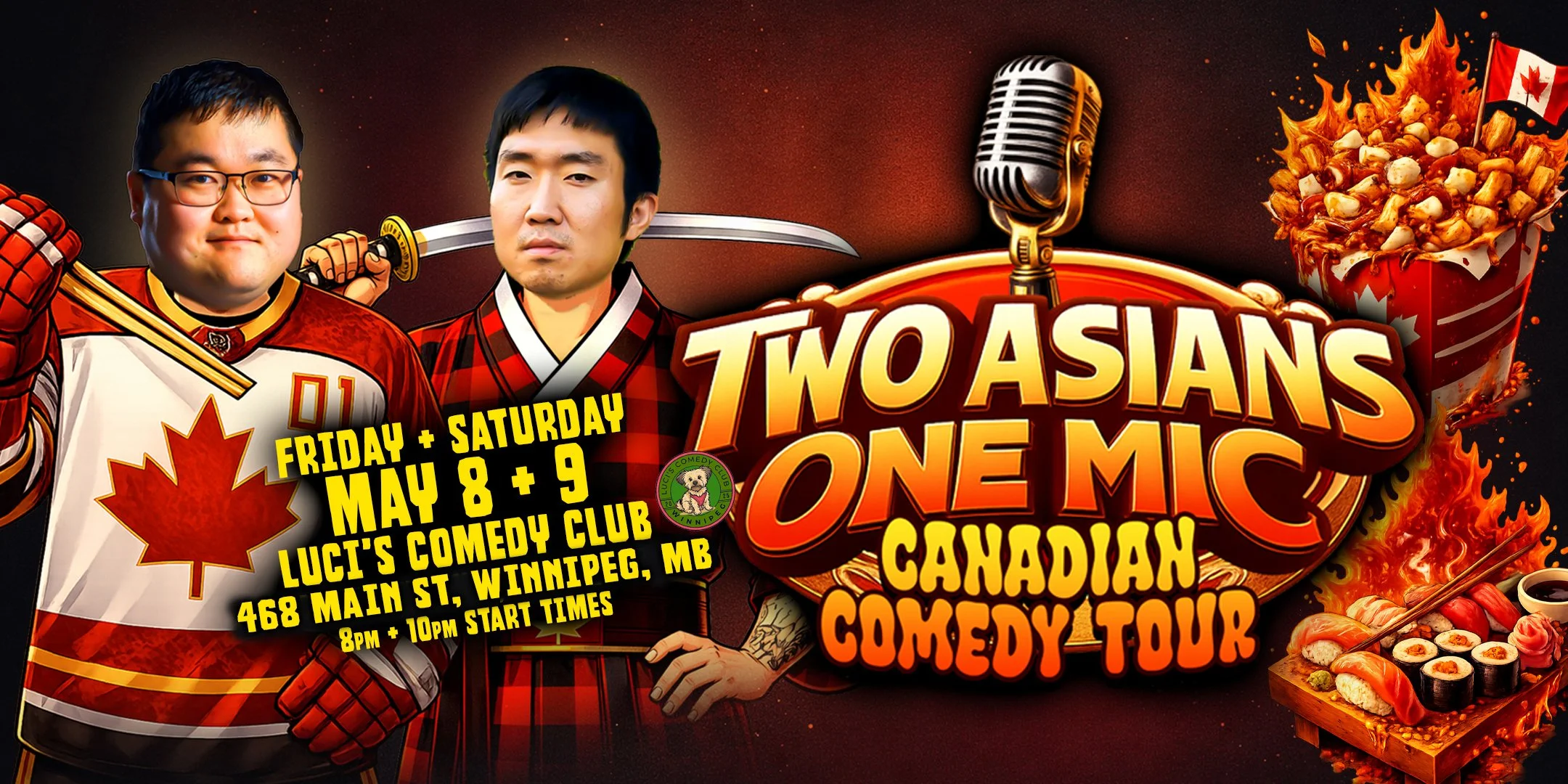 Two Asians One Mic Comedy May 9
