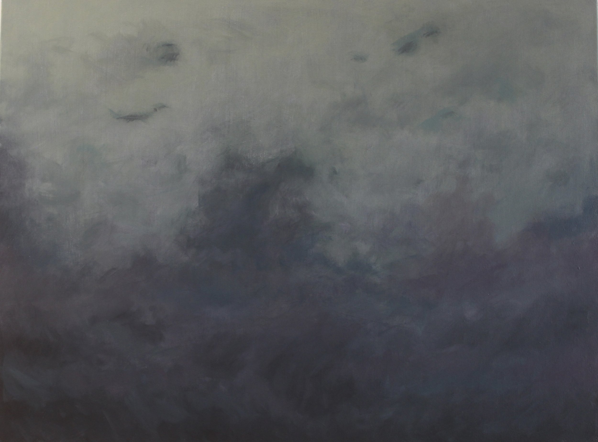 Ambient Landscape,
2025,  
Oil on Canvas,  
30" x 40"