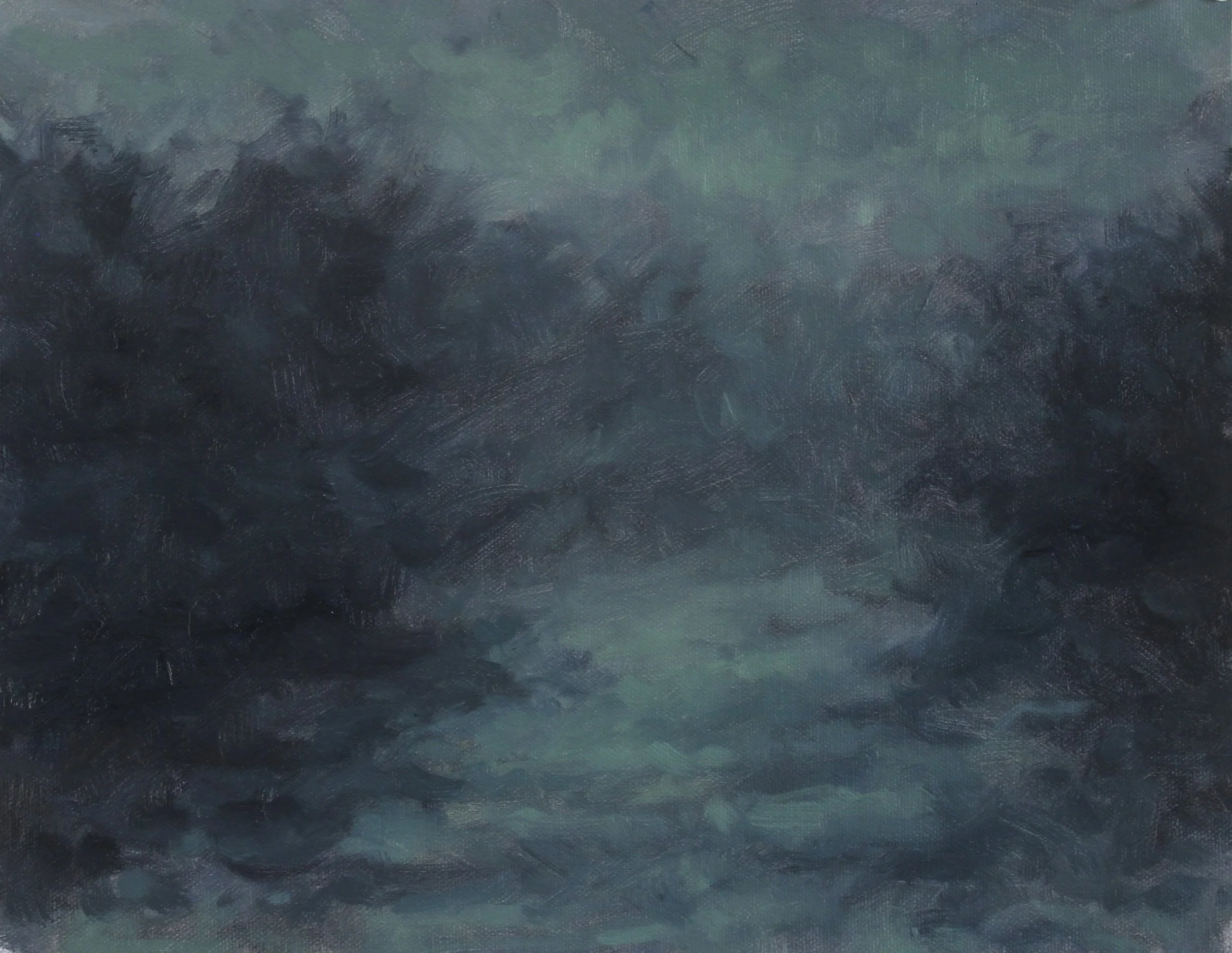 Ambient Landscape II,
2025,  
Oil on Canvas,  
11" x 14"