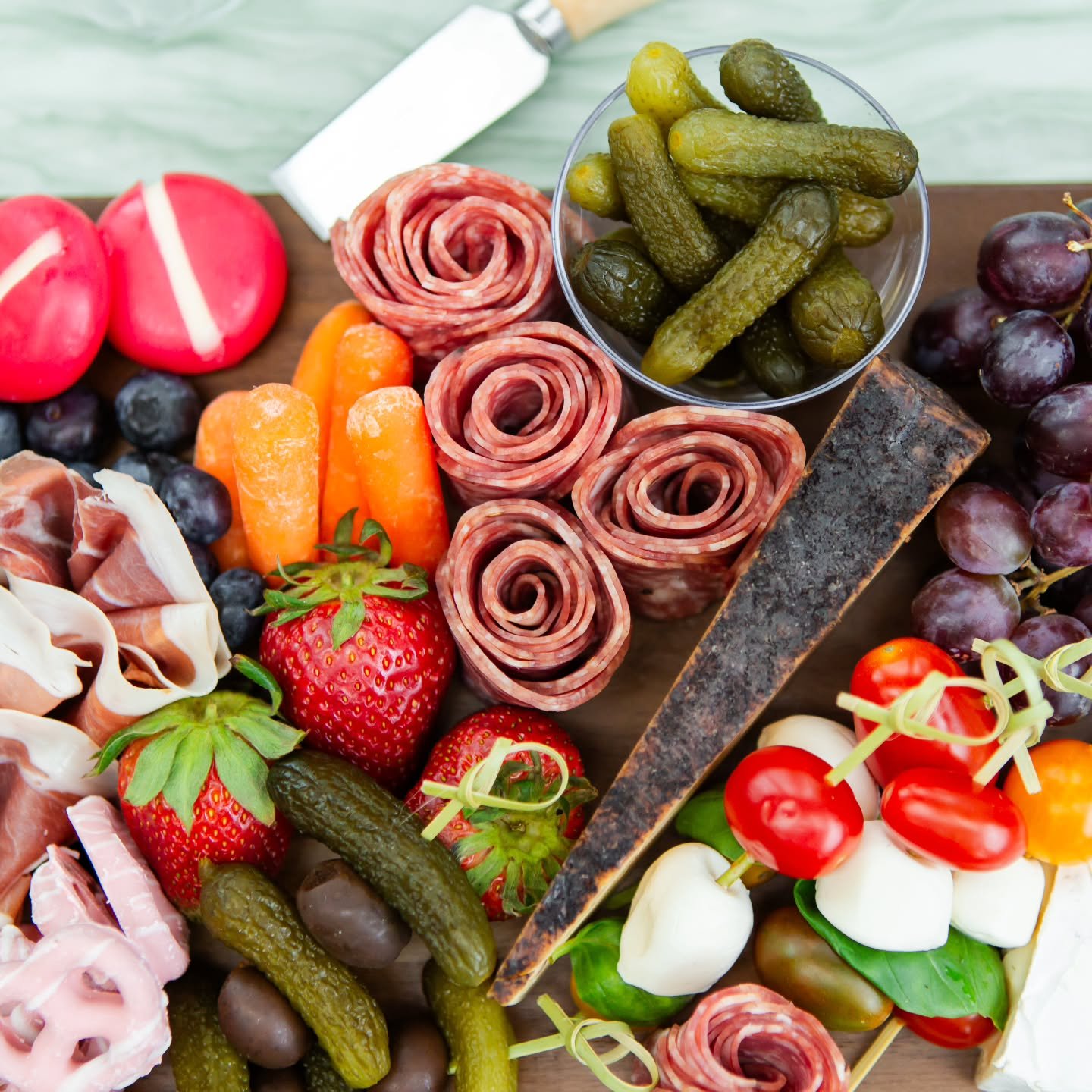 🧀🍷Friday Question of the Week🍯🍇
It’s time to spill the cheese—
What’s your must-have charcuterie item?
Is it a perfectly ripe brie, spicy jam, honeycomb, chocolate, or something totally unique? I love a carmelized onion chutney!