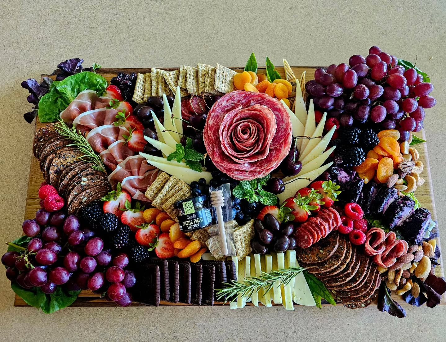 Whether you're hosting a wedding, throwing a shower, or just staying in with your favorite people (or snacks), Rose & Brie has you covered.
Every board is custom-made with love, intention, and flavor in mind. We believe beautiful food makes for