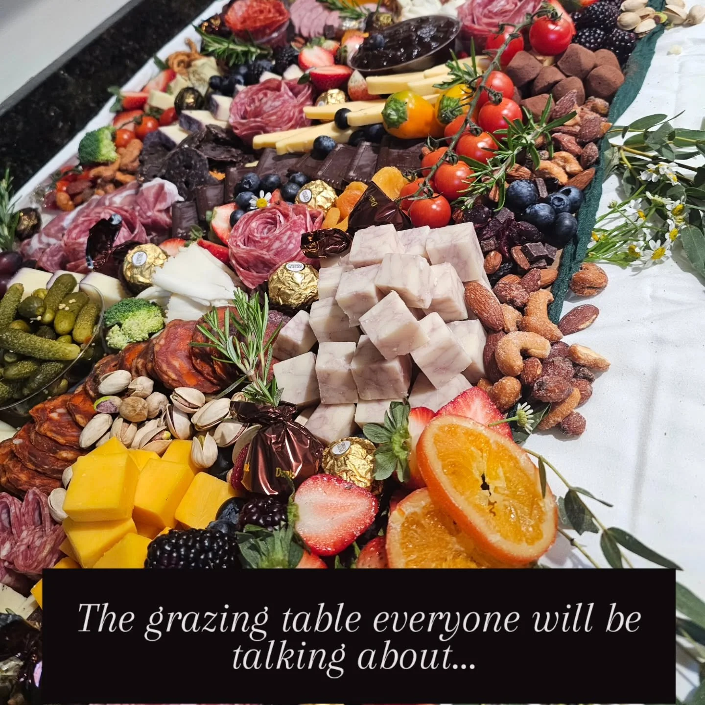 Designed to bring people together.

Rose &amp; Brie creates elevated grazing tables for any event. 

📧 DM for inquires! 
⏳️ Now booking for 2026!

#GrazingTables #RoseAndBrieCharcuterie #cocktailhour