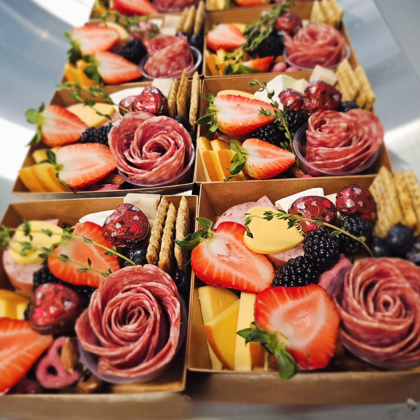 I truly love what I do. Creating special moments for people through beautiful and edible art. There is something so meaningful about being part of your date nights, surprises, and celebrations.

Our charcuterie boxes are the sweetest way to say:
&ldq
