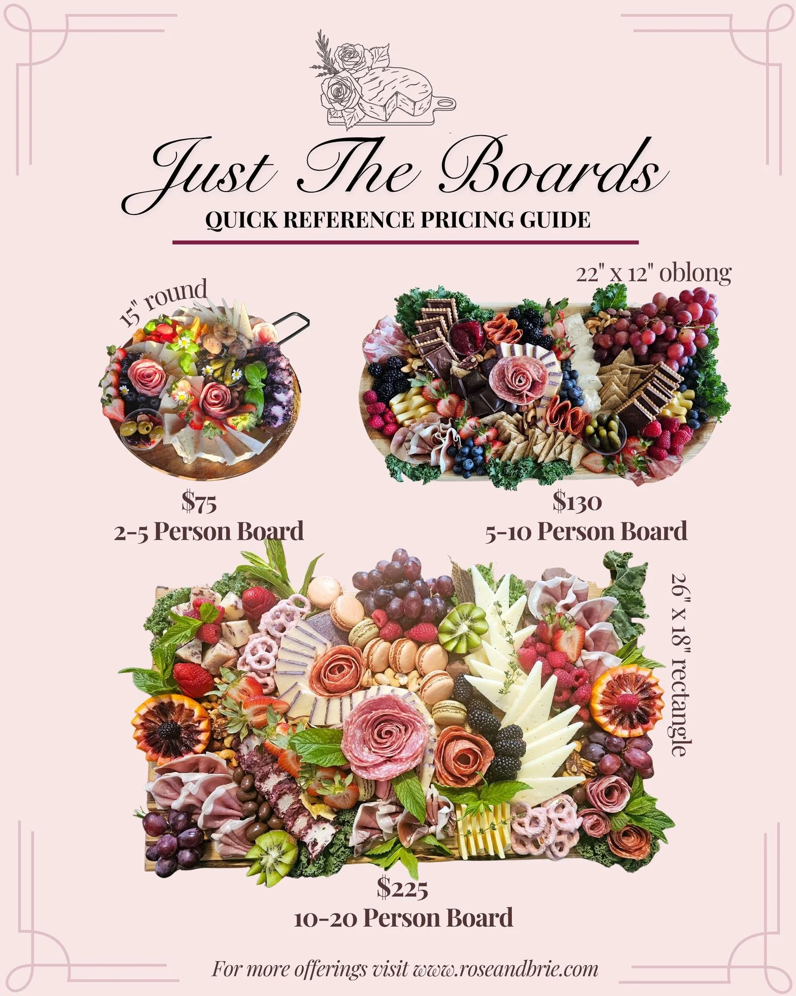 Our three most popular boards! Perfect for tailgating, Keeneland, birthdays, bridal showers, or just a cozy night in!
And the best part? I can bring it right to your door.
📑DM or visit www.roseandbrie.com to order!

 #keeneland #keenelandstyle #char