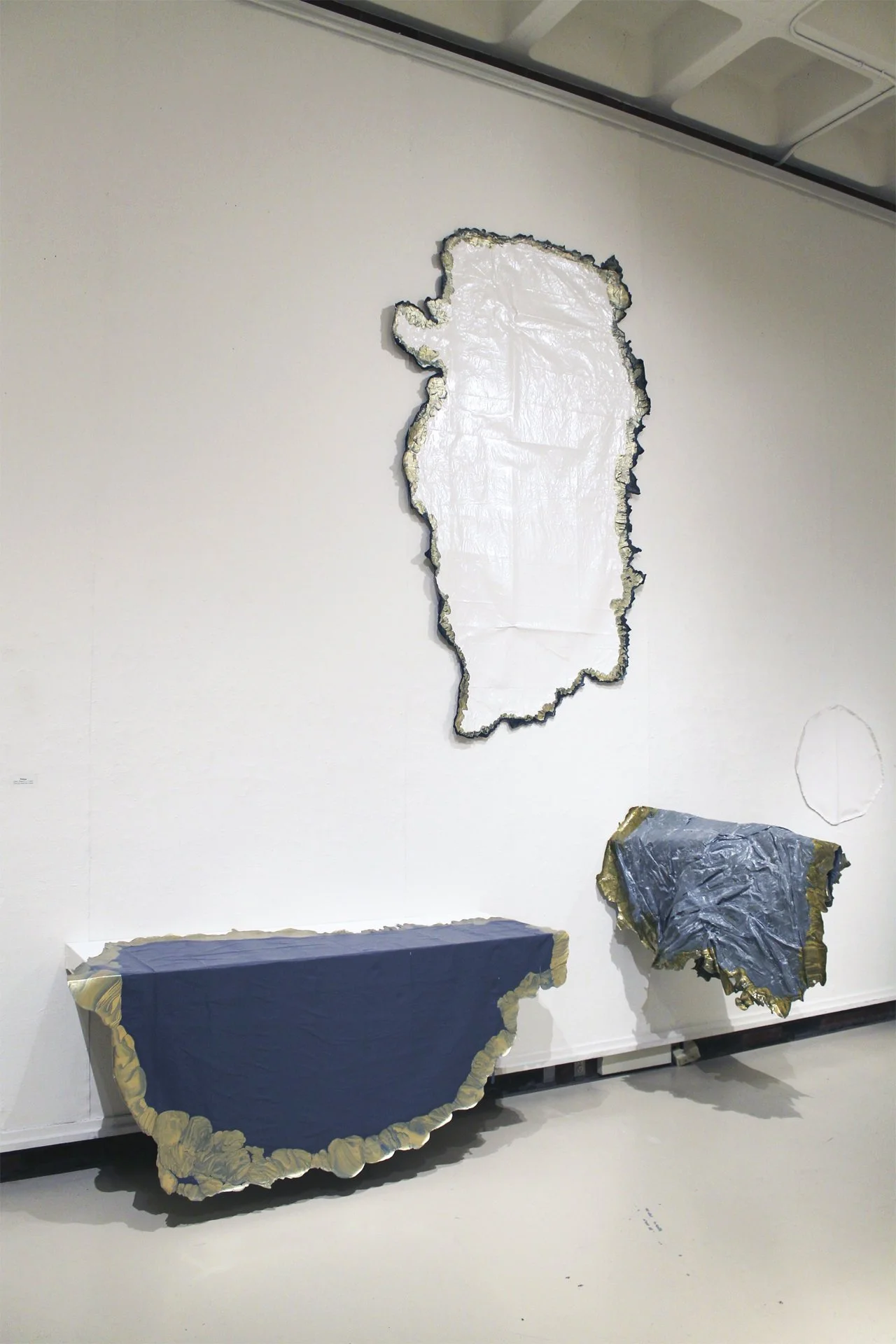 Medium: Poured Latex Enamel Paint on Plastic 
Size: 16’ x 11’ x 4’ (install dimension)
Year: 2016