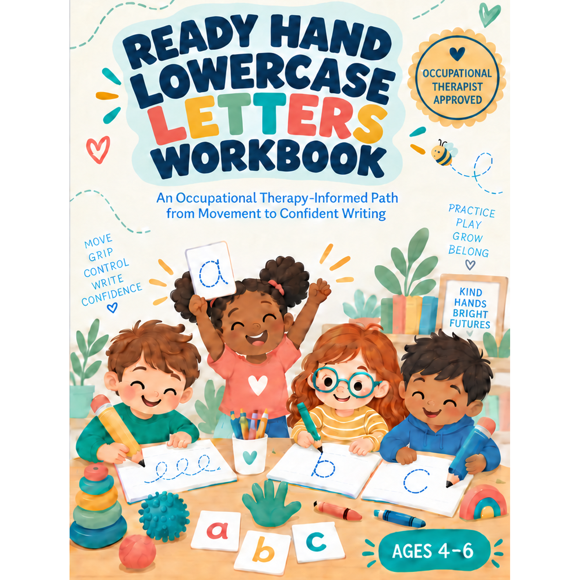 Ready Hands Lowercase Letters Workbook