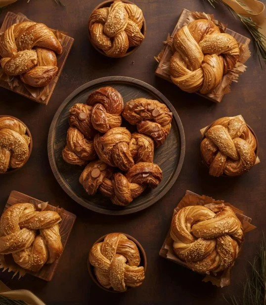 Assorted Knot Bread