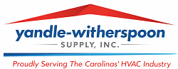 Yandle-Witherspoon Supply, Inc. logo with slogan 'Proudly Serving The Carolinas' HVAC Industry'