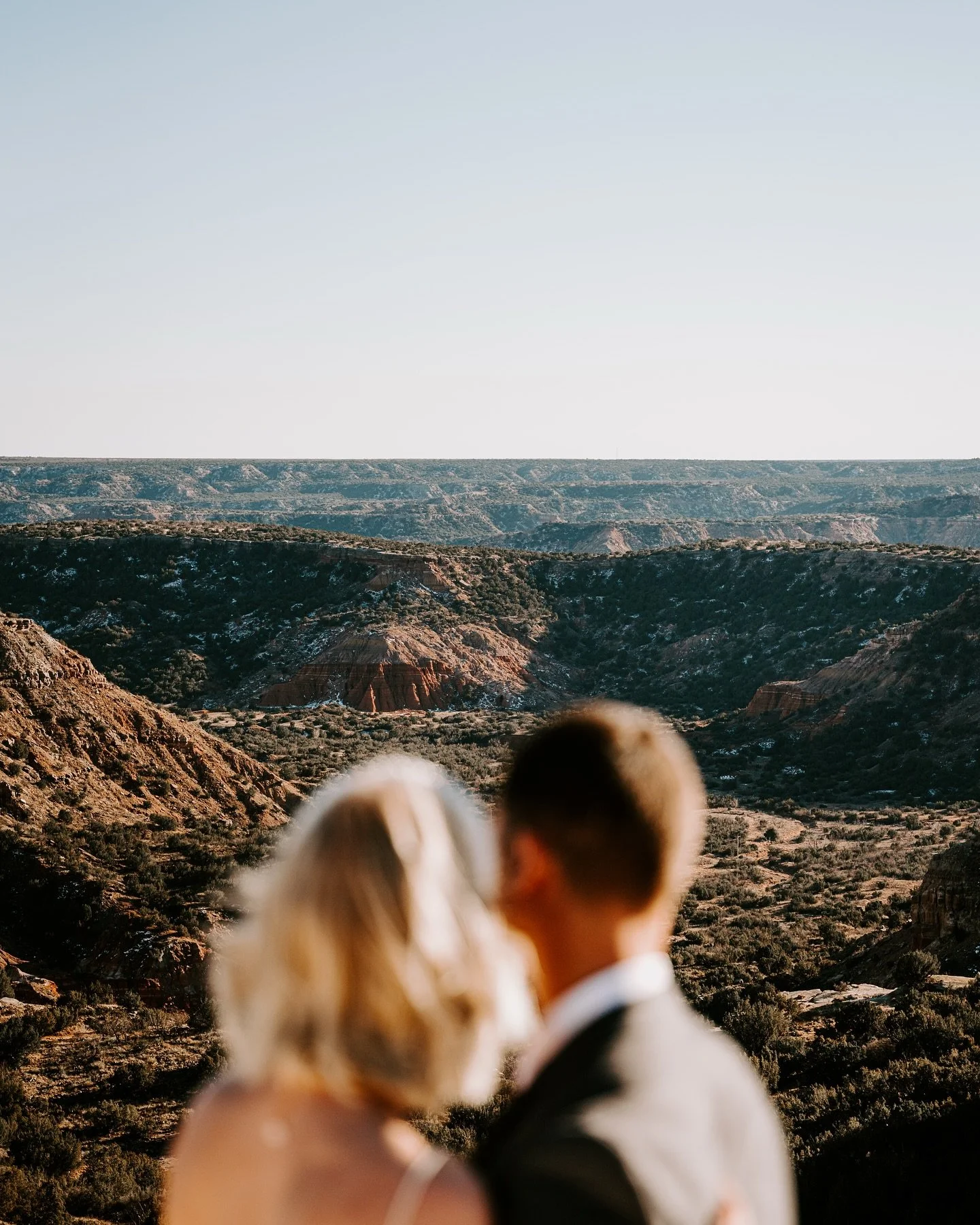 We&rsquo;re lucky to travel and capture serene and intimate moments like this elopement in Palo Duro, TX 🤍

#elopmentphotographer #elopement